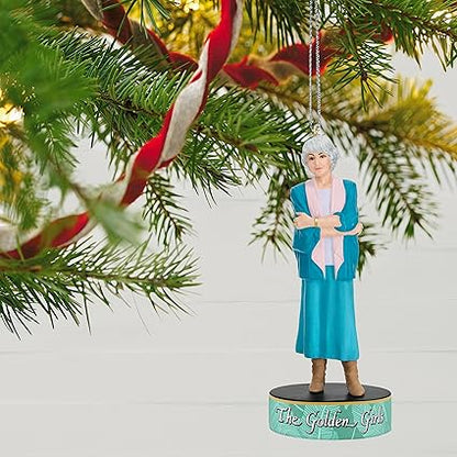 Hallmark Keepsake Christmas Ornament 2023, The Golden Girls Dorothy Zbornak Ornament with Sound, TV Show Gifts