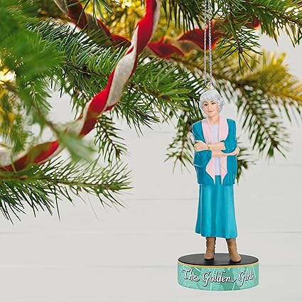 Hallmark Keepsake Christmas Ornament 2023, The Golden Girls Dorothy Zbornak Ornament with Sound, TV Show Gifts