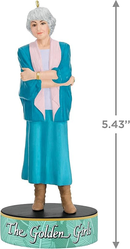 Hallmark Keepsake Christmas Ornament 2023, The Golden Girls Dorothy Zbornak Ornament with Sound, TV Show Gifts