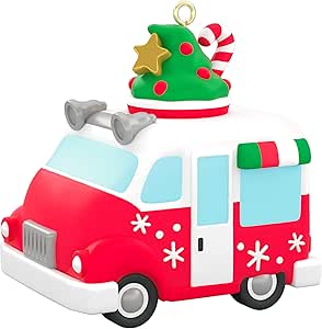 Hallmark Keepsake 1.35" Miniature Christmas Ornament 2023, Festive Frozen Treats with Sound Mini