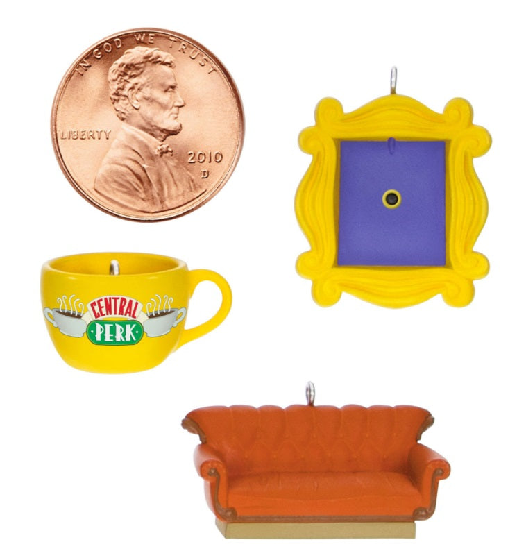 Hallmark Miniature Ornament Set 2023 Friends Set