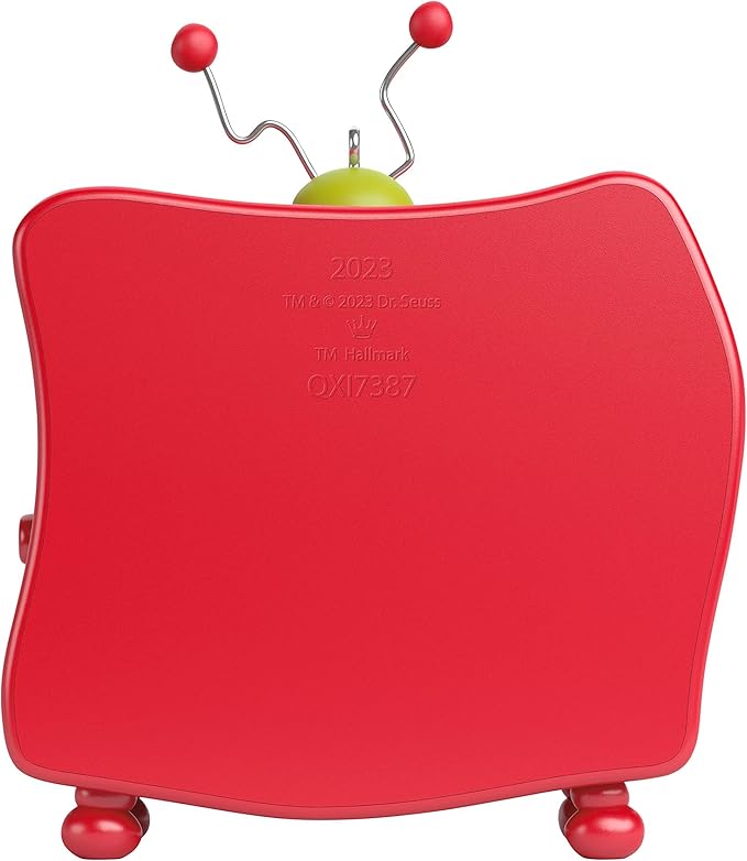 Hallmark Keepsake Christmas Ornament 2023, Dr. Seuss's How The Grinch Stole Christmas! How Could It Be So? with Light and Sound, Gifts for Grinch Fans