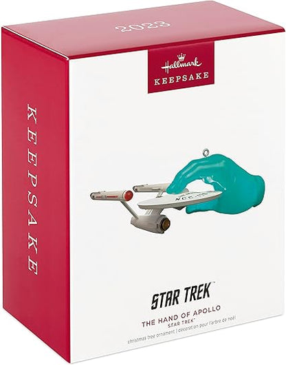 Hallmark Keepsake Christmas Ornament 2023, Star Trek The Hand of Apollo, Gifts for Trekkies