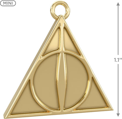 Hallmark Keepsake Miniature Christmas Ornaments 2023, Harry Potter The Wizarding World Metal, Mini Set of 3, Gifts for Harry Potter Fans