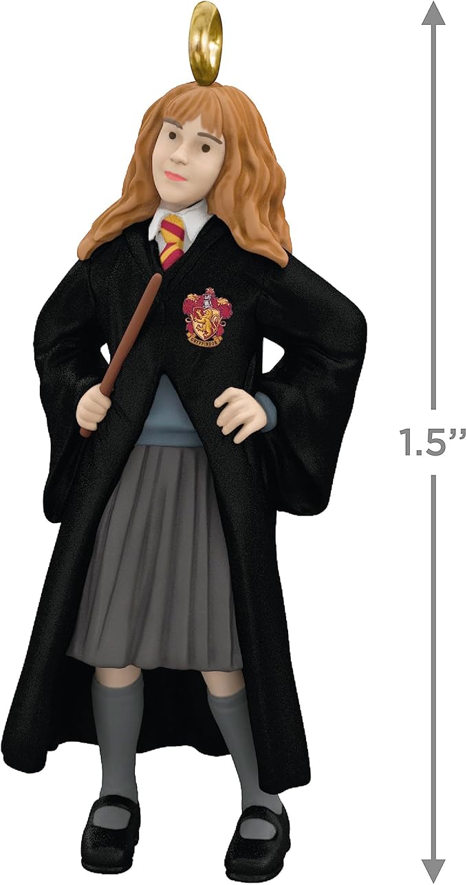 Hallmark Keepsake Miniature Christmas Ornaments 2023, Harry Potter Hermione, Hagrid and Snape Metal, Mini Set of 3, Gifts for Harry Potter Fans