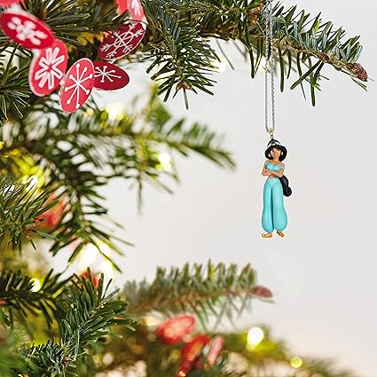 Hallmark Keepsake Disney Princess 1.25' Miniature Christmas Ornament 2023, Aladdin Jasmine Mini