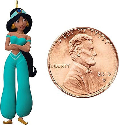 Hallmark Keepsake Disney Princess 1.25' Miniature Christmas Ornament 2023, Aladdin Jasmine Mini