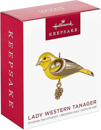 Hallmark Keepsake 1.09" Miniature Christmas Ornament 2023, Mini Lady Western Tanager