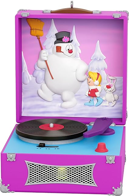 Hallmark Keepsake Christmas Ornament 2023, Frosty The Snowman Ornament, Look at Frosty Go Ornament with Light and Sound, TV Show Gifts