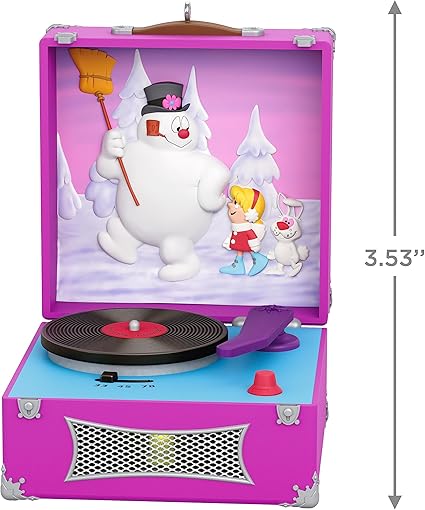 Hallmark Keepsake Christmas Ornament 2023, Frosty The Snowman Ornament, Look at Frosty Go Ornament with Light and Sound, TV Show Gifts