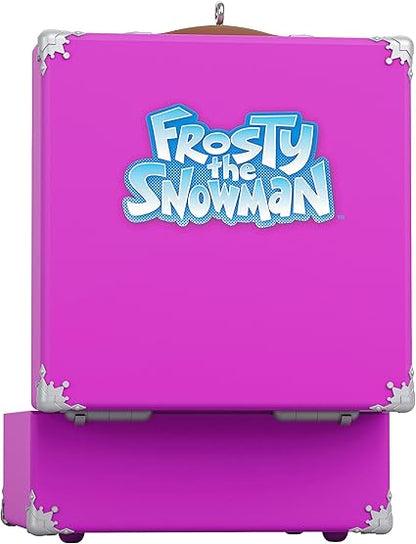 Hallmark Keepsake Christmas Ornament 2023, Frosty The Snowman Ornament, Look at Frosty Go Ornament with Light and Sound, TV Show Gifts