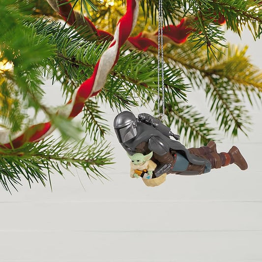 Hallmark Keepsake Christmas Ornament 2023, Star Wars: The Mandalorian Grogu's Jetpack Adventure, Gifts for Star Wars Fans
