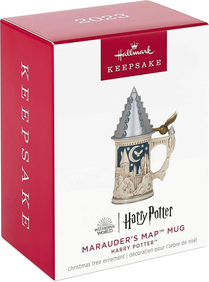 Hallmark Keepsake Christmas Ornament 2023, Harry Potter Marauder's Map Mug Ornament, Gifts for Harry Potter Fans