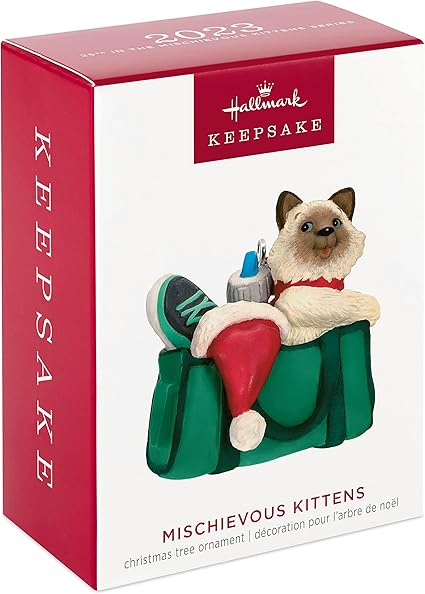 Hallmark Keepsake Christmas Ornament 2023, Mischievous Kittens, Cat Ornament, Pet Gifts