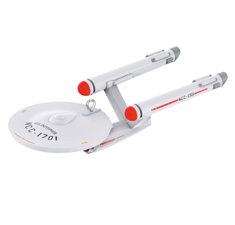 Hallmark Keepsake Christmas Ornament 2023 Star Trek Miniature U.S.S. Enterprise NCC-1701