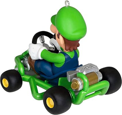 Hallmark Keepsake Christmas Ornament 2023, Nintendo Mario Kart Luigi Ornament, Gifts for Gamers