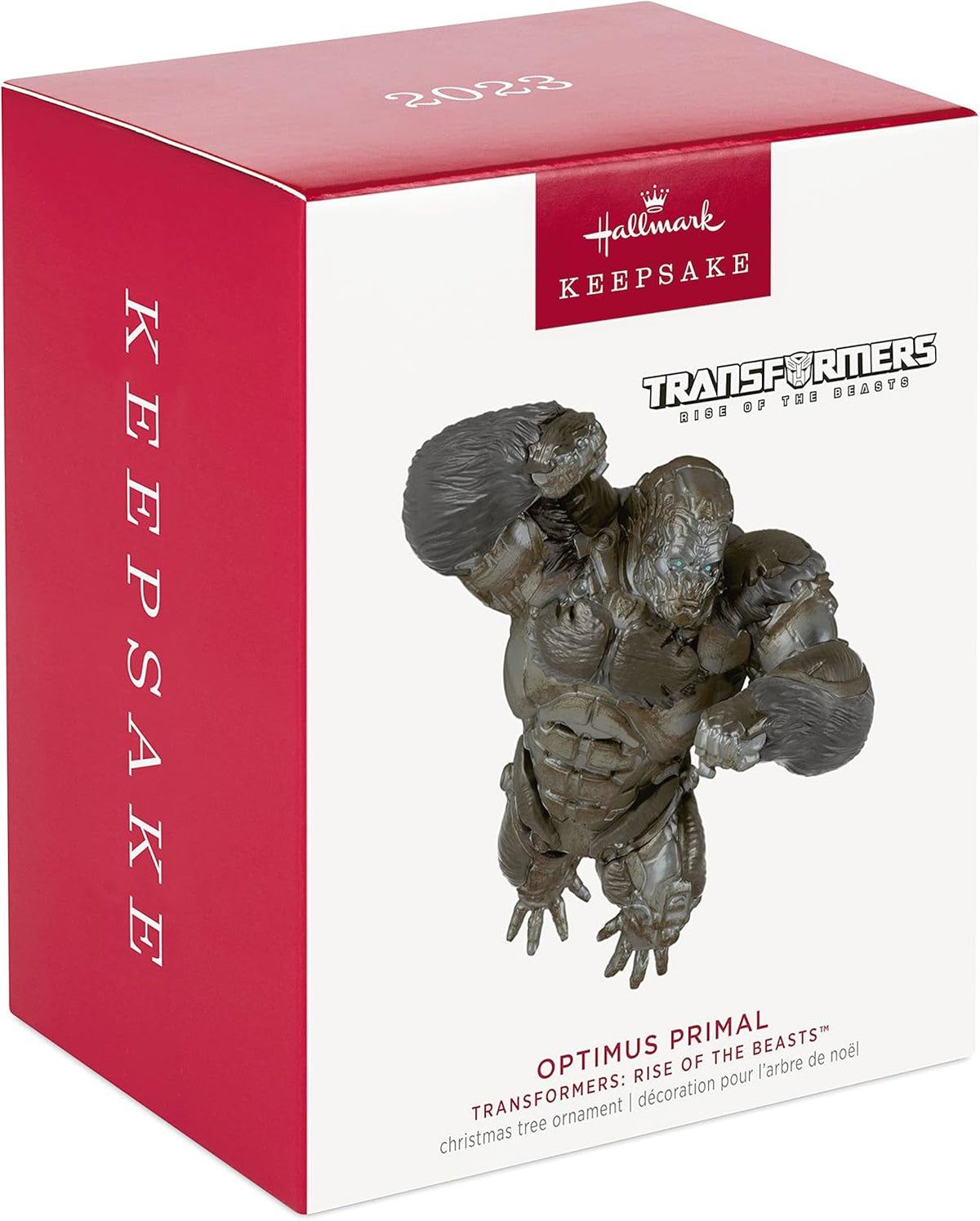 Hallmark Keepsake Christmas Ornament 2023, Transformers: Rise of the Beasts Optimus Primal, Gifts for Kids
