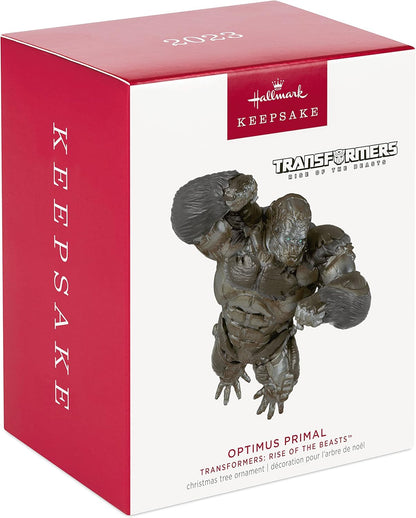 Hallmark Keepsake Christmas Ornament 2023, Transformers: Rise of the Beasts Optimus Primal, Gifts for Kids