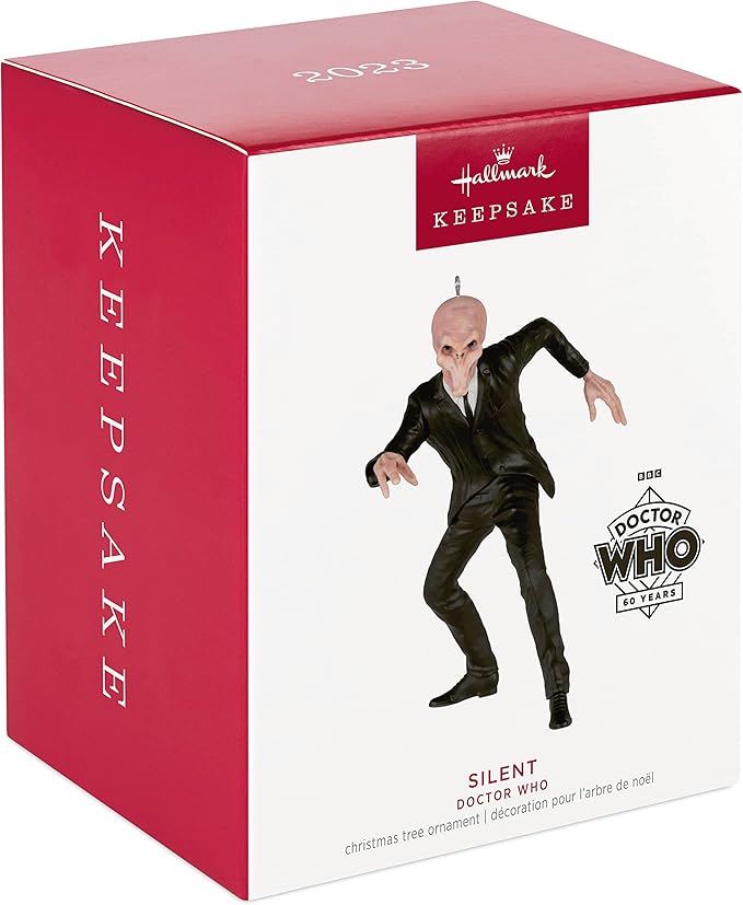 Hallmark Keepsake Christmas Ornament 2023, Doctor Who Silent, Gifts for Doctor Who Fans