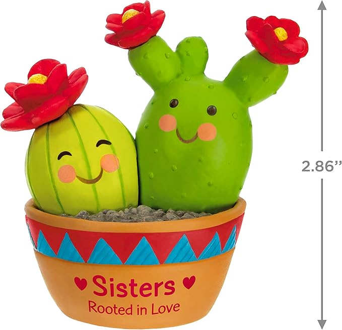 Hallmark Keepsake Christmas Ornament 2023, Rooted in Love, Cactus Gift for Sister