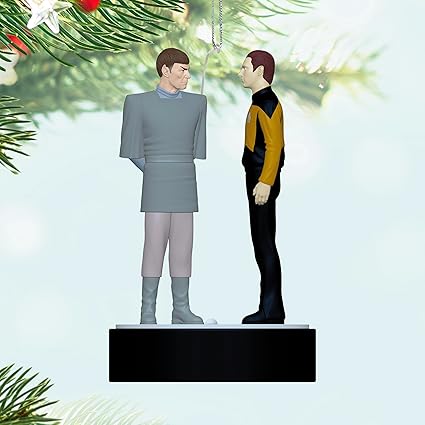 Hallmark Keepsake Christmas Ornament 2024, Star Trek: The Next Generation Unification II with Sound, Gifts for Trekkies