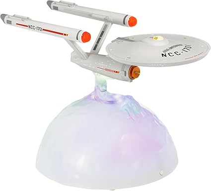 Hallmark Keepsake Tabletop Decoration, Star Trek U.S.S. Enterprise NCC-1701 with Light and Sound, Gifts for Star Trek Fans