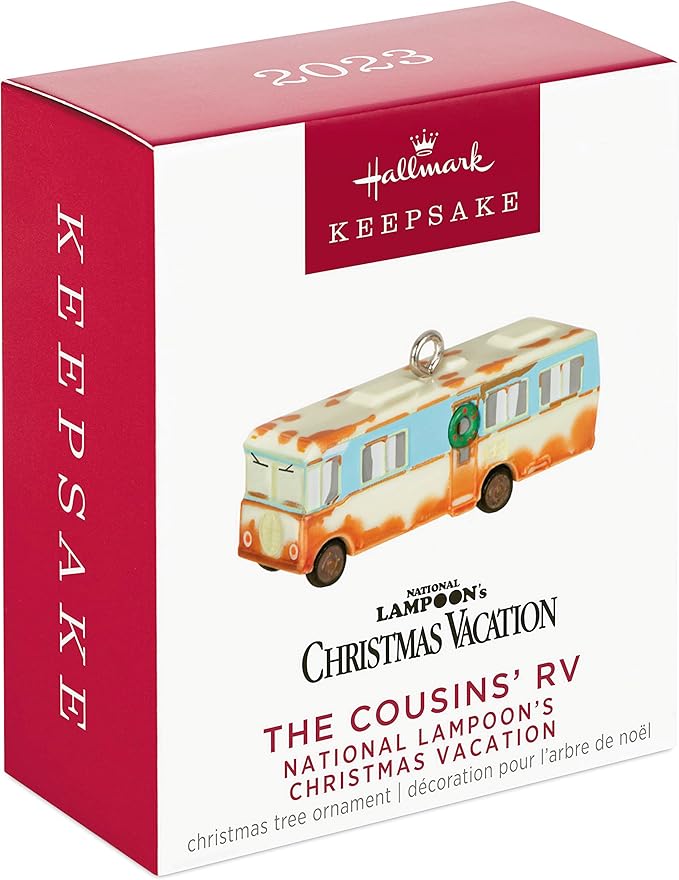 Hallmark Keepsake 0.5" Miniature Christmas Ornament 2023, National Lampoon's Christmas Vacation The Cousins' RV Mini
