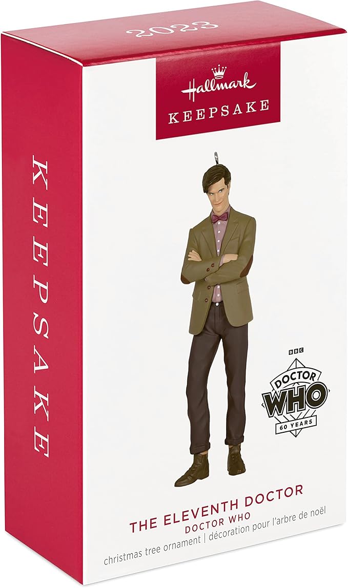 Hallmark Keepsake Christmas Ornament 2023, Doctor Who The Eleventh Doctor, Gifts for Doctor Who Fans