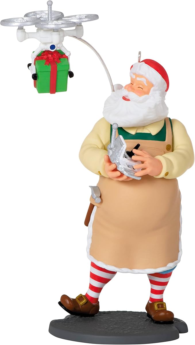 Hallmark Keepsake Christmas Ornament 2023, Toymaker Santa, Santa Collectors Gifts