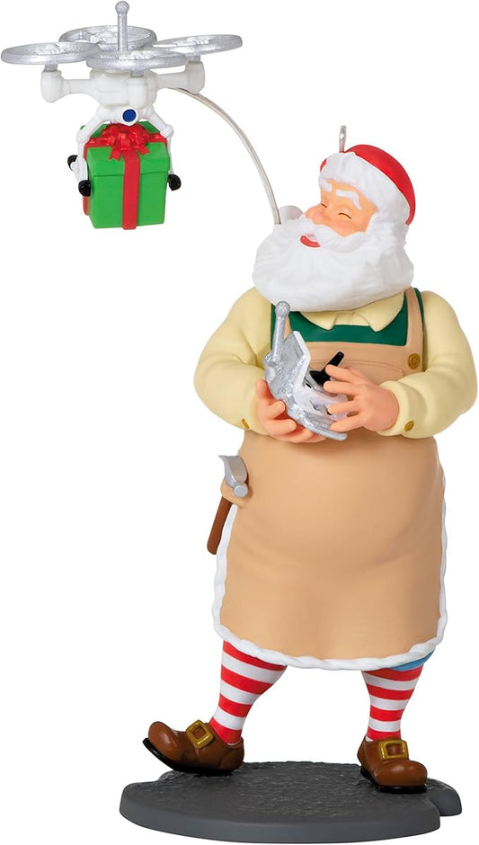 Hallmark Keepsake Christmas Ornament 2023, Toymaker Santa, Santa Collectors Gifts