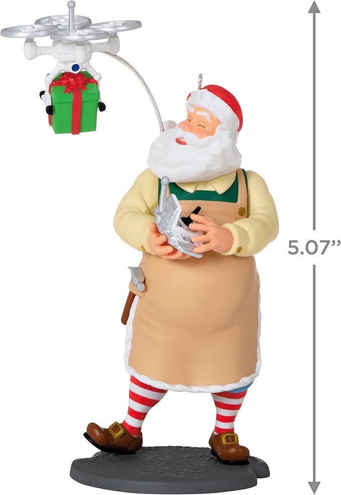 Hallmark Keepsake Christmas Ornament 2023, Toymaker Santa, Santa Collectors Gifts