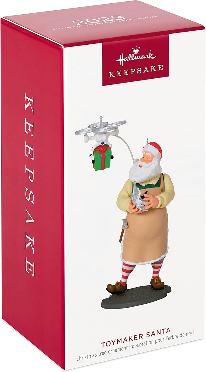 Hallmark Keepsake Christmas Ornament 2023, Toymaker Santa, Santa Collectors Gifts
