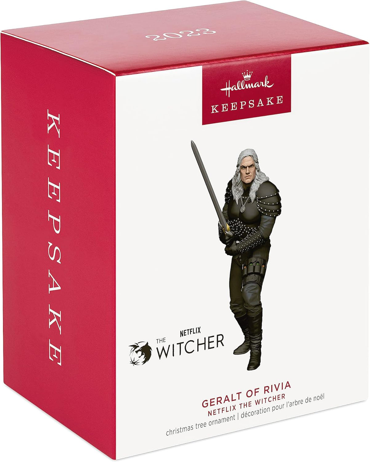 Hallmark Keepsake Christmas Ornament 2023, Netflix The Witcher Geralt of Rivia, Sci-Fi Gifts