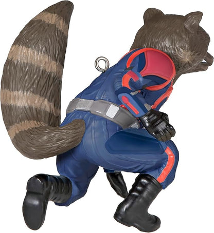 Hallmark Keepsake Christmas Ornament 2023, Marvel Studios Guardians of The Galaxy Vol. 3 Rocket, Super Hero Gifts