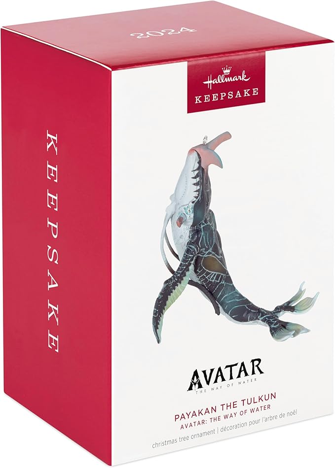Hallmark Keepsake Christmas Ornament 2024, Avatar: The Way of Water Payakan The Tulkun, Movie Gifts