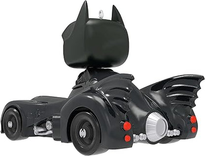 Hallmark Keepsake Christmas Ornament 2024, DC 1989 Batman in His Batmobile Funko POP!, Super Hero Gifts