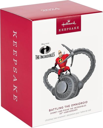 Hallmark Keepsake Christmas Ornament 2024, Disney and Pixar The Incredibles 20th Anniversary Battling The Omnidroid, Gifts for Disney Fans