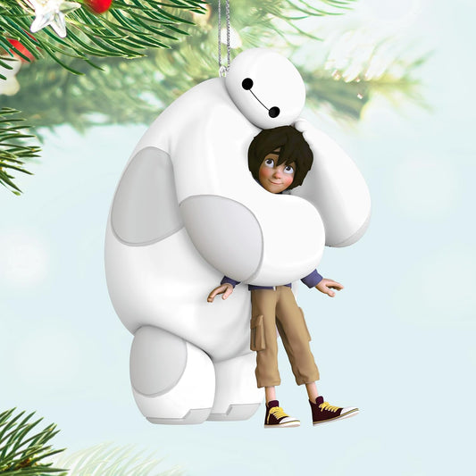 Hallmark Keepsake Christmas Ornament 2024, Disney Big Hero 6 10th Anniversary Hiro and Baymax, Gifts for Disney Fans