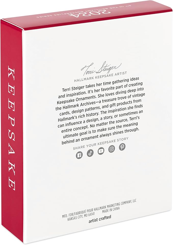 Hallmark Keepsake Christmas Ornament 2024, Brilliant Butterflies, Gift for Her