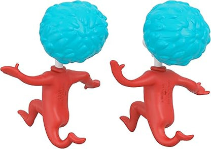 Hallmark Keepsake Christmas Ornaments 2024, Dr. Seuss's The Cat in The Hat Thing One and Thing Two, Set of 2, Gifts for Dr. Seuss Fans