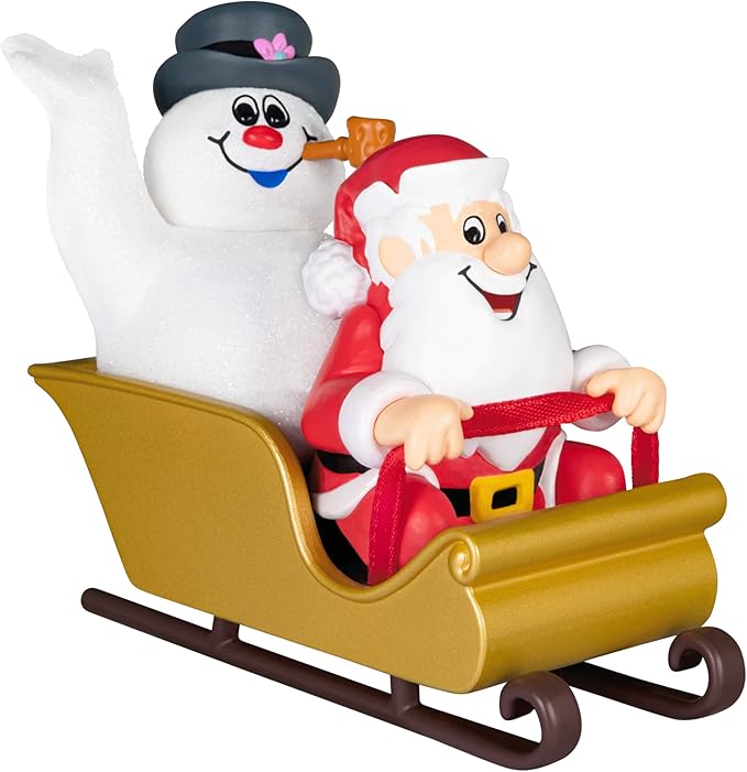 Hallmark Keepsake Christmas Ornament 2024, Frosty The Snowman Frosty and Santa Christmas, Movie Gifts