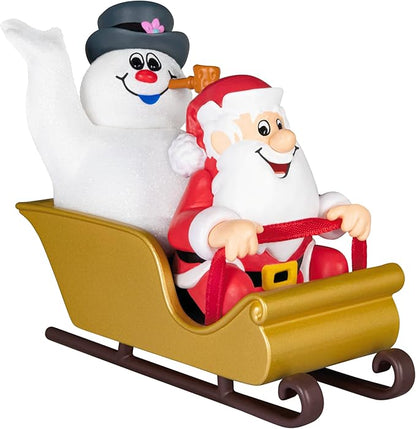 Hallmark Keepsake Christmas Ornament 2024, Frosty The Snowman Frosty and Santa Christmas, Movie Gifts