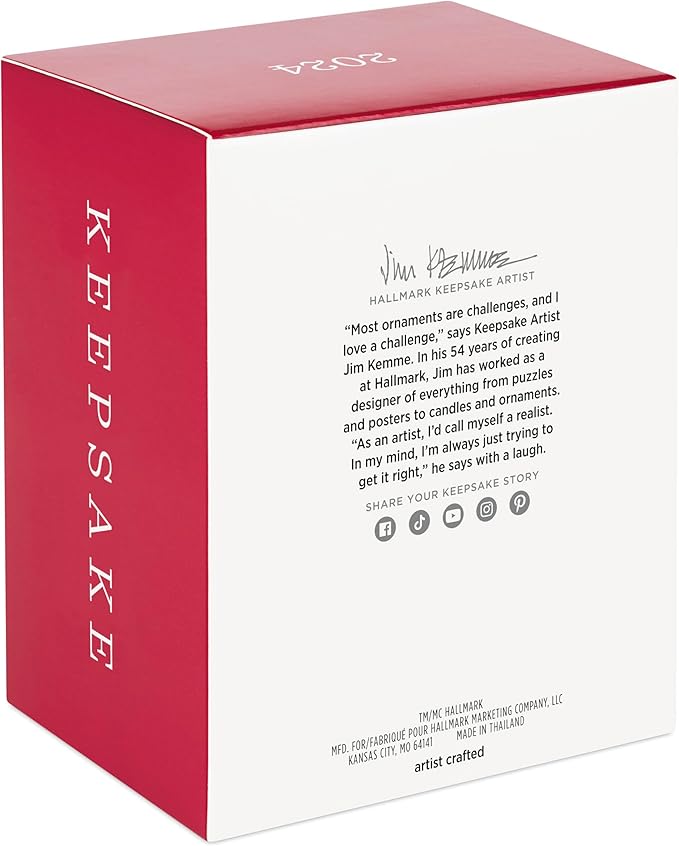 Hallmark Keepsake Christmas Ornament 2024, Frosty The Snowman Frosty and Santa Christmas, Movie Gifts