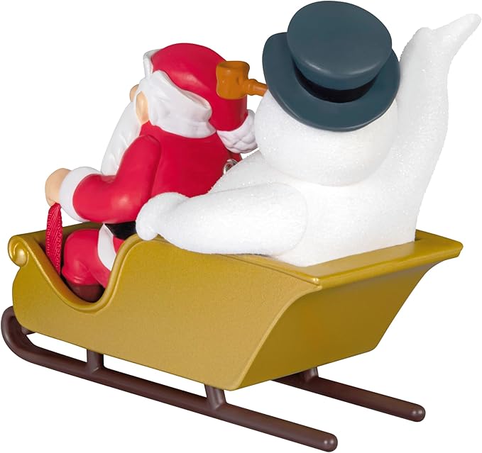 Hallmark Keepsake Christmas Ornament 2024, Frosty The Snowman Frosty and Santa Christmas, Movie Gifts