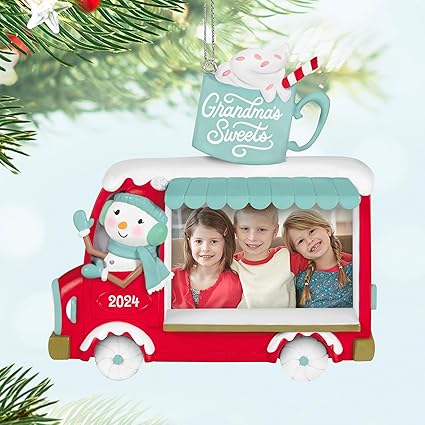 Hallmark Keepsake Christmas Ornament 2024, Grandma's Sweets 2024 Photo Frame, Gifts for Grandparents