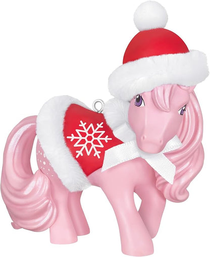 Hallmark Keepsake Christmas Ornament 2024, Hasbro My Little Pony Winter Chic Cotton Candy, Gifts for Kids