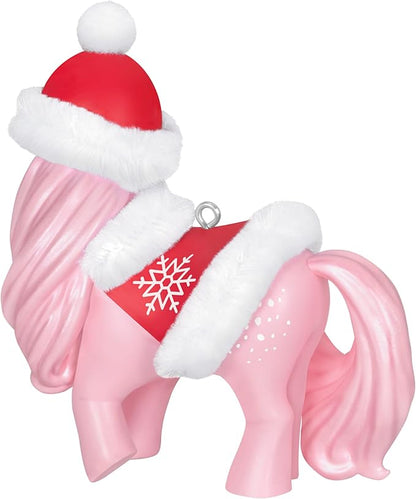 Hallmark Keepsake Christmas Ornament 2024, Hasbro My Little Pony Winter Chic Cotton Candy, Gifts for Kids