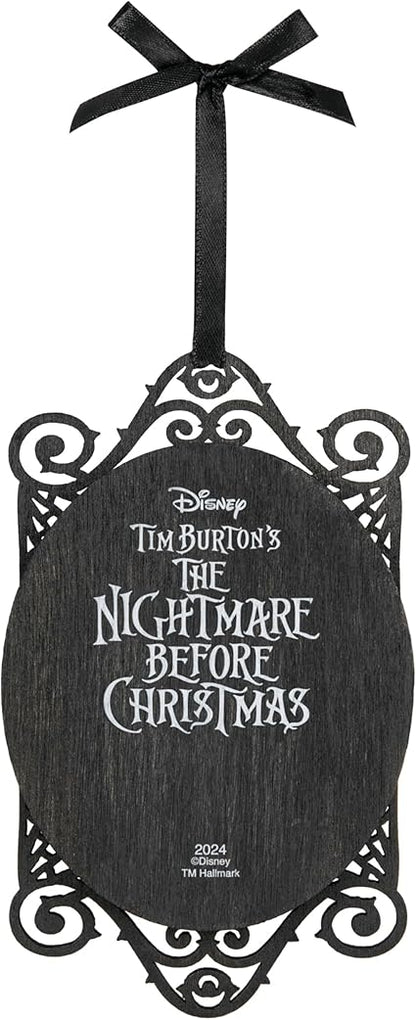 Hallmark Keepsake Christmas Ornament 2024, Disney Tim Burton's The Nightmare Before Christmas Jack and Sally Papercraft, Gifts for Disney Fans