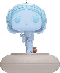 Hallmark Keepsake Christmas Ornament 2024, Star Wars: A New Hope Princess Leia's Desperate Plea Funko POP! with Light and Sound, Gifts for Star Wars Fans