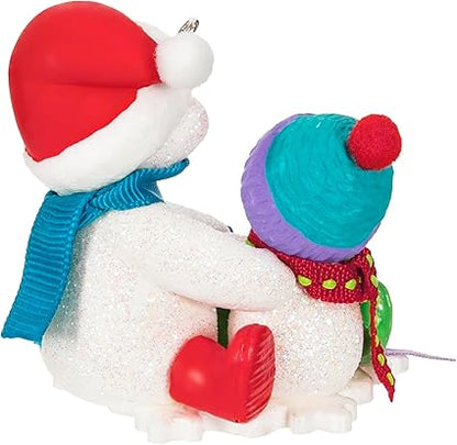 Hallmark Keepsake Christmas Ornament 2024, Making Memories Wrapping Lesson, Snowman Collectors Gifts